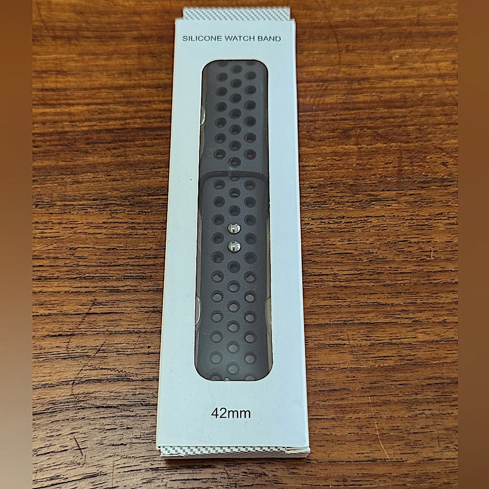 Amazon Silicone Black Watch Band 42/44mm